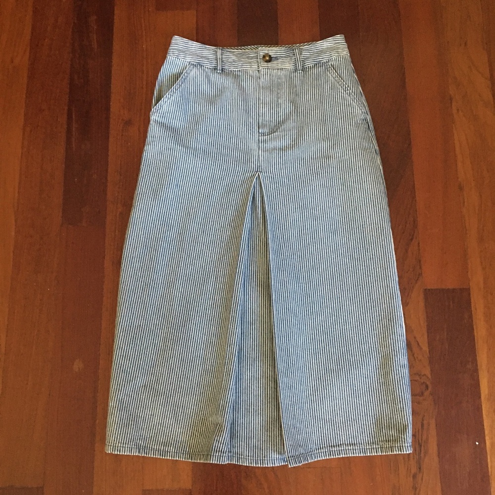 Boden Denim Midi Skirt